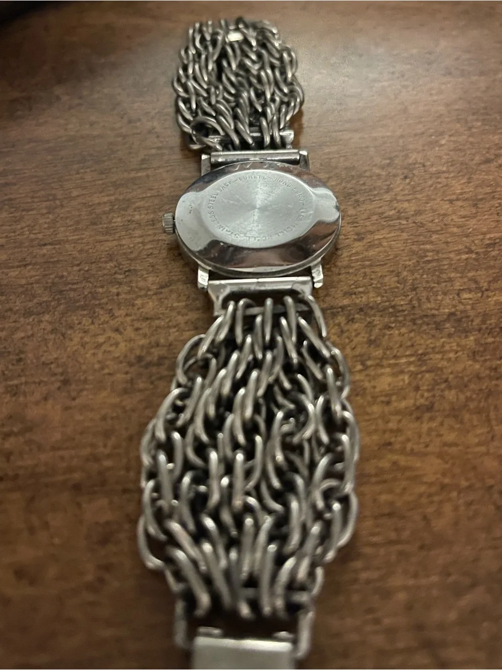 Silver Chain Bracelet Watch - Silver